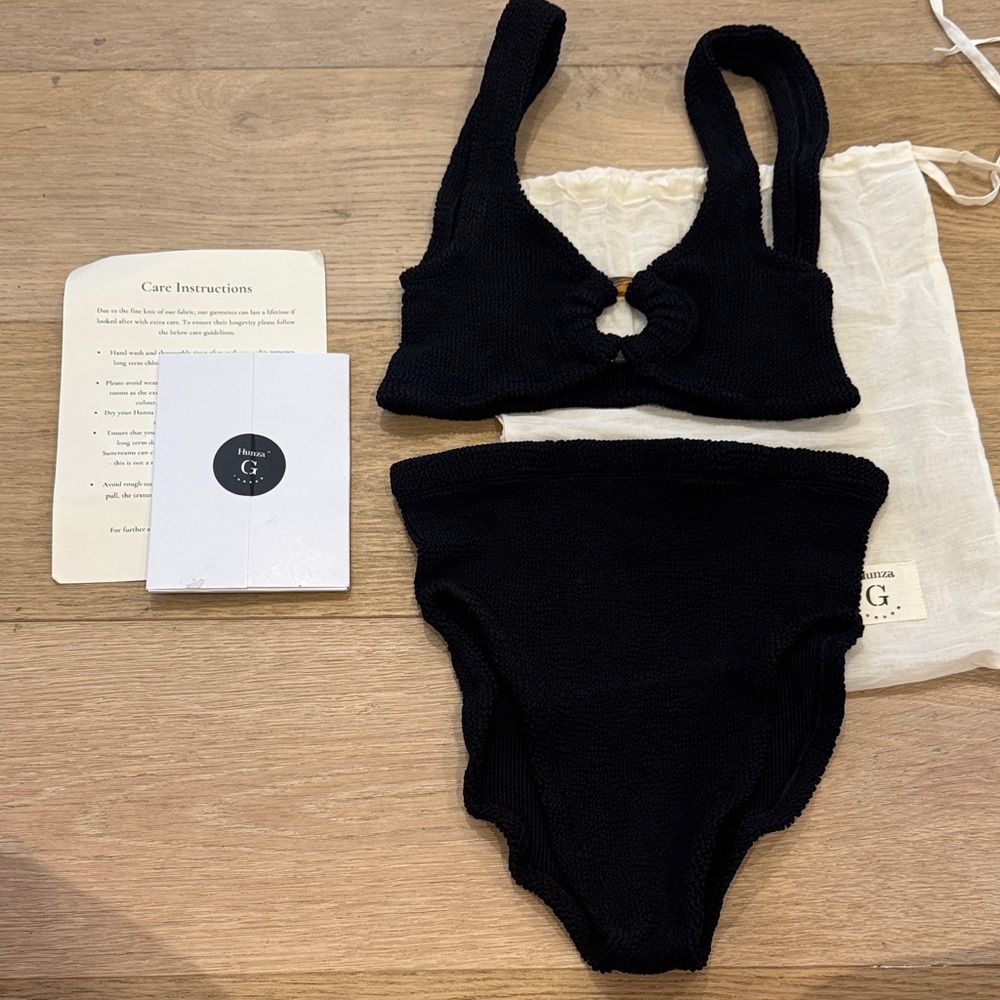 Hunza G Nadine Bikini - Black